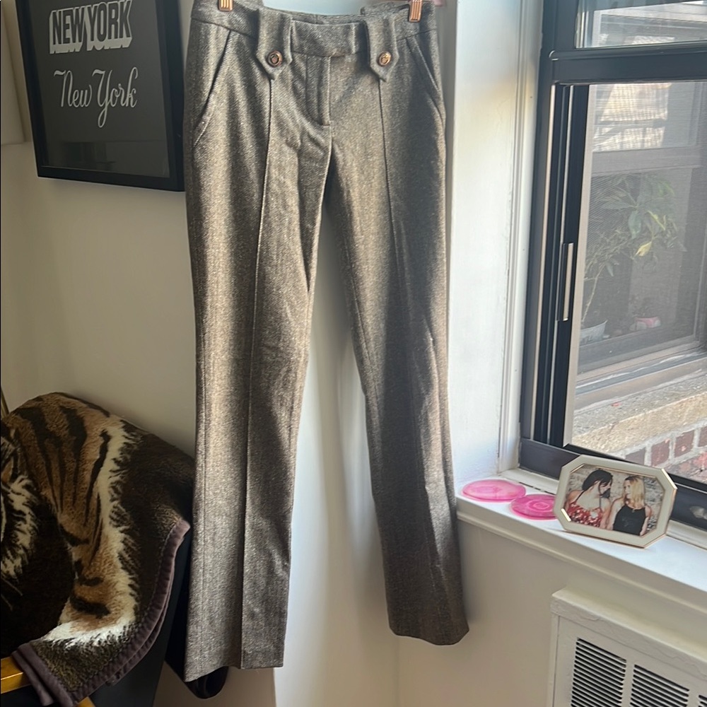 Alice Roi‎ Brown Herringbone Trousers